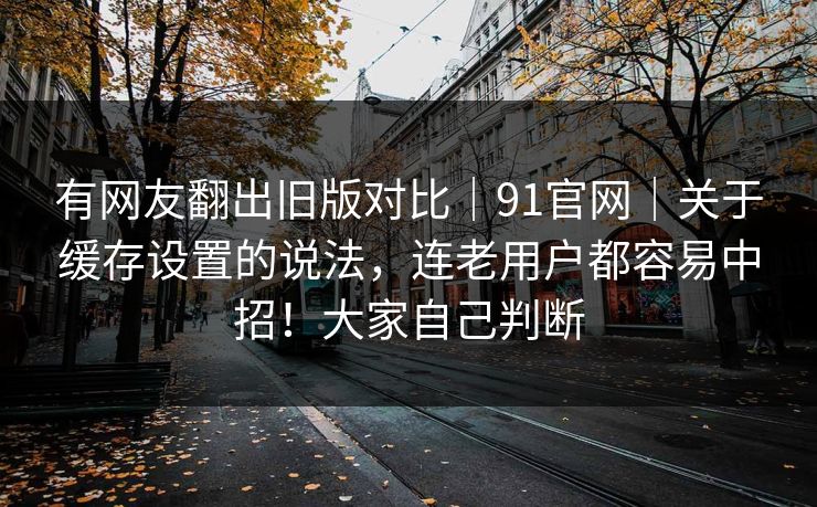 有网友翻出旧版对比｜91官网｜关于缓存设置的说法，连老用户都容易中招！大家自己判断